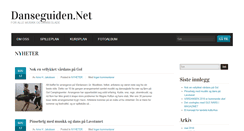 Desktop Screenshot of danseguiden.net