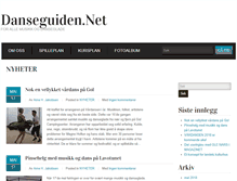 Tablet Screenshot of danseguiden.net